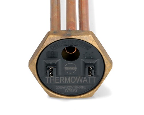 ТЭН 2 кВт (2000 Вт) RDT, резьбовой 1''1/4 (42) мм для Ariston, De Luxe, Real, Thermex, под анод М6, THERMOWATT 182244 ТЭН 2 кВт (2000 Вт) RDT, резьбовой 1''1/4 (42) мм для Ariston, De Luxe, Real, Thermex, под анод М6, THERMOWATT 182244