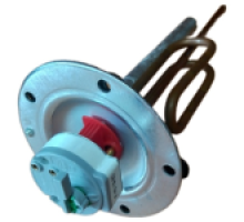 ТЭН водонагревателя Thermex 1500W комплект (ТЭН, Термостат, Анод, Фланец + Прокладка) круглый фланец