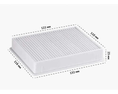 Фильтр пылесоса SAMSUNG 132x117x23мм DJ63-00672D VAC302SA